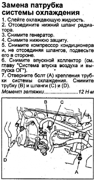 Хонда Элемент Трубка системы охлаждения.jpg